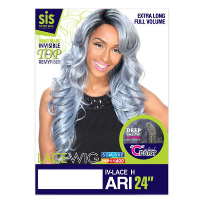 Zury Sis Invisible Top Part Lace Front Wig - IV-LACE H ARI 24 INCH Alexwigs