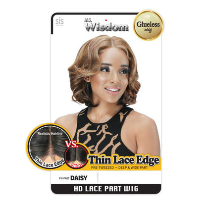 Zury Sis Ms. Wisdom Glueless HD Lace Part Wig - DAISY Alexwigs