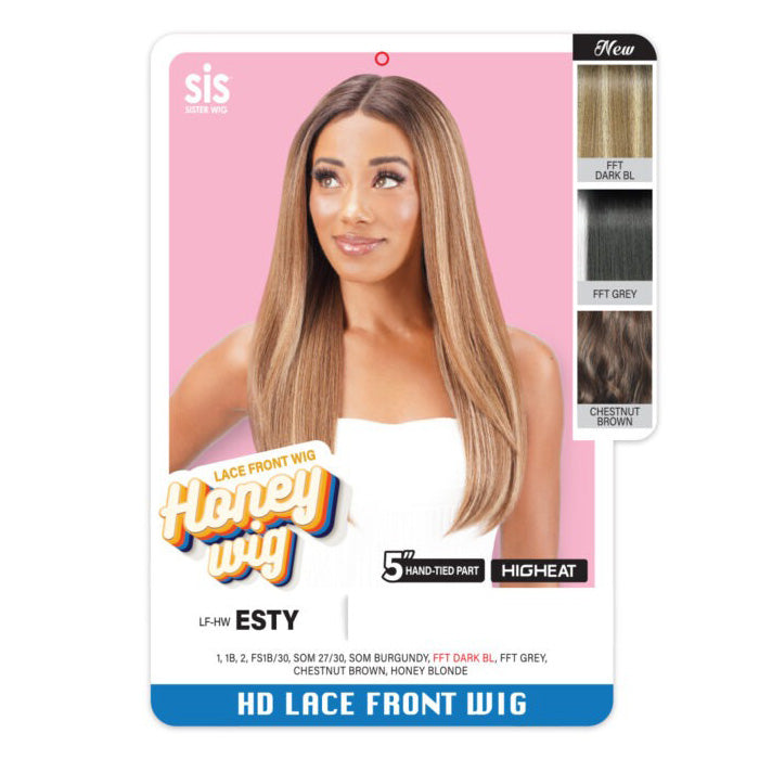 Zury Sis Honey Wig 5" Hand-Tied Part HD Lace Front Wig - ESTY Alexwigs