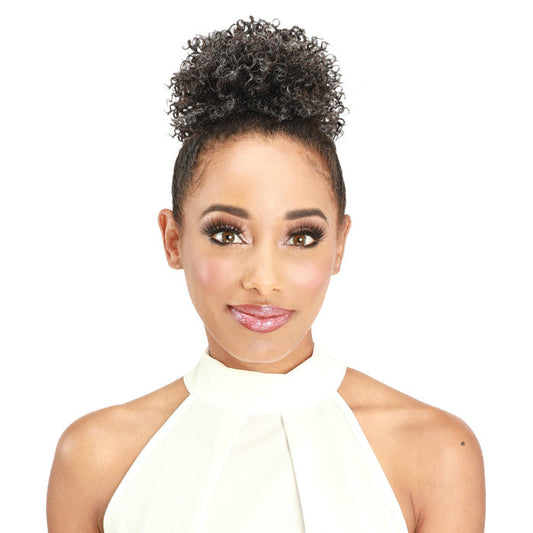 Zury 100% Human Hair Jerry Curl Ponytail - LADY JERRY