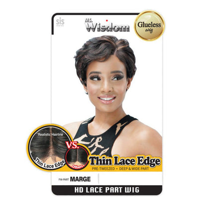 Zury Sis Ms. Wisdom Glueless HD Lace Part Wig - MARGE Alexwigs