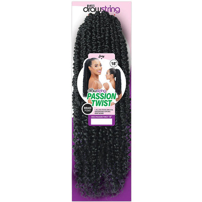 Zury Sis Miss Drawstring Drawstring Braid Ponytail - MISS PASSION TWIST 18" Alexwigs