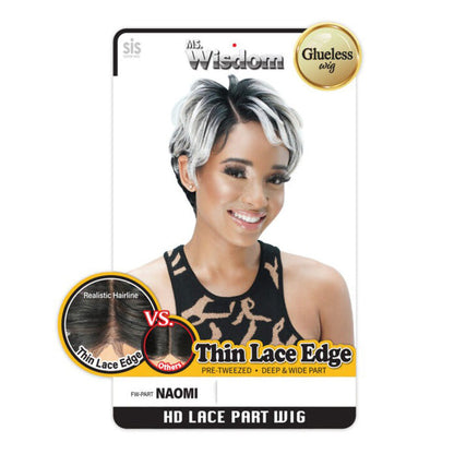 Zury Sis Ms. Wisdom Glueless HD Lace Part Wig - NAOMI Alexwigs