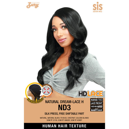Zury Sis Natural Dream HD Free Shift Lace Front Wig - ND3 Alexwigs