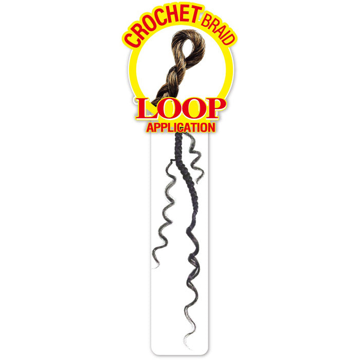 Zury Sis Loop Crochet Braid 100 Strands One Pack - V11 BOHO CURLY 12/13/14" Alexwigs
