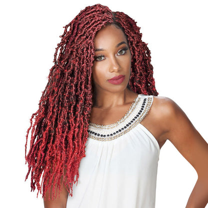 Zury Sis Loop Crochet Braid - 2X BUTTERFLY DISTRESSED LOC 20" Alexwigs