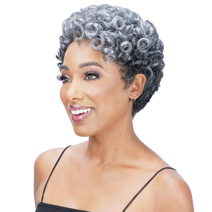 Zury Sis Ms.Wisdom Salt and Pepper Full Wig - WISDOM 204 Alexwigs