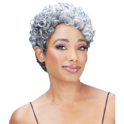 Zury Sis Ms.Wisdom Salt and Pepper Full Wig - WISDOM 204 Alexwigs