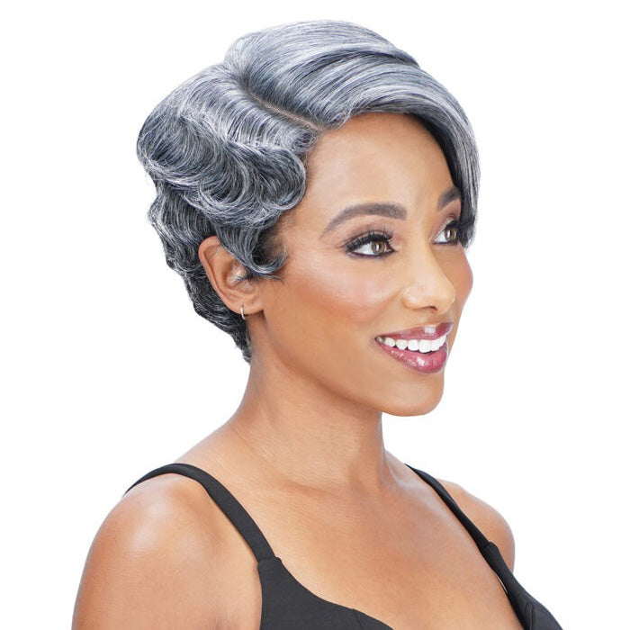 Zury Sis Ms.Wisdom Salt and Pepper Lace Part Wig - WISDOM 301 Alexwigs