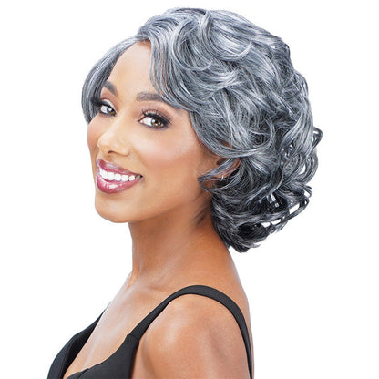 Zury Sis Ms.Wisdom Salt and Pepper Lace Part Wig - WISDOM 303 Alexwigs