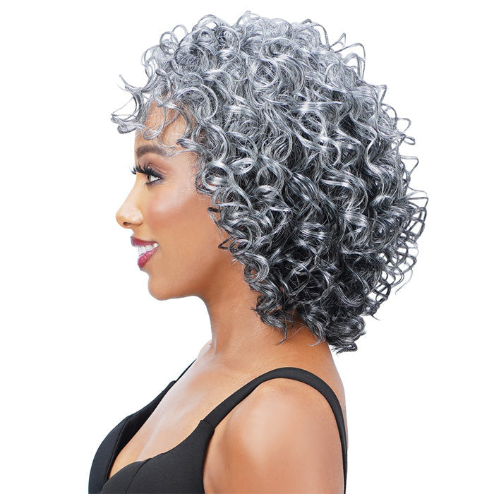Zury Sis Ms.Wisdom Salt and Pepper Lace Part Wig - WISDOM 305 Alexwigs
