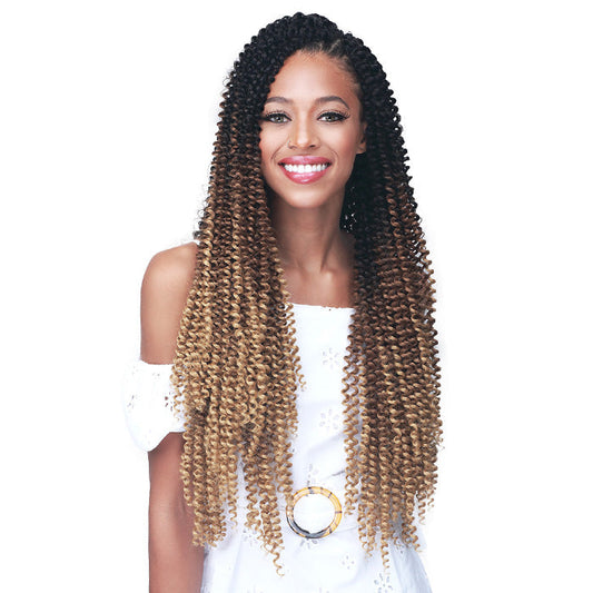 Bobbi Boss Brazilian Pre-Looped Crochet Braids - SOFT WATER WAVE 3X 18" Alexwigs