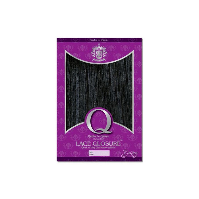 Zury Q Lace Human Blend Spanish Wave Closure + Weaving 16"