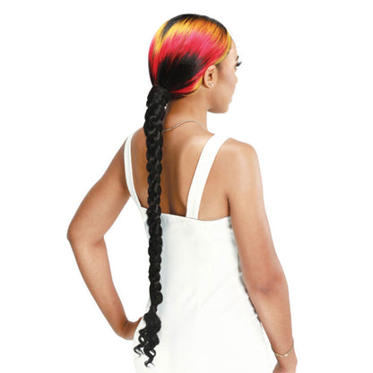 Zury Sis Braided Pony 4.5" Hand-Tied HD Part Lace Wig - LF-RWANDA