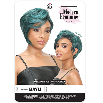 Zury Sis Modern Feminine 4" Hand-Tied Part Full Wig - FW-PART MAYLI Alexwigs