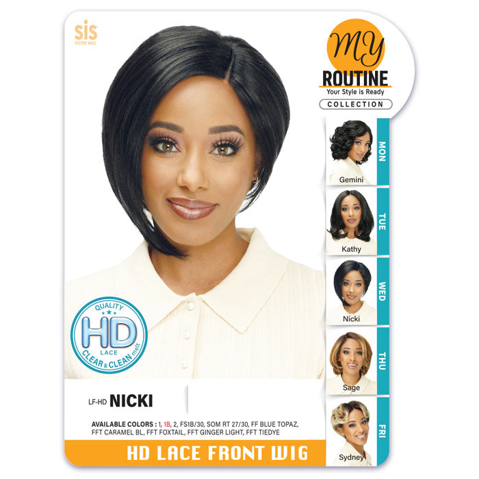 Zury Sis My Routine HD Lace Front Wig - NICKI Alexwigs